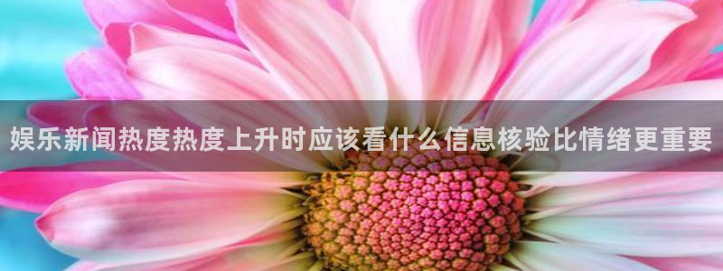 吃瓜热点事件:娱乐新闻热度热度上升时应该看什么信息核验比情绪更重要